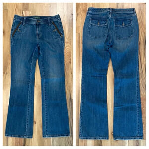 Vintage Y2K 90s Ralph Lauren Low / Mid Rise Flare Boot Cut Denim Jeans Sz 2